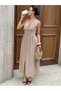 Rochie midi, maro