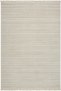 Casa Napoli Cream Beige Striped Modern Decorative Fringed Carpet - 2