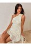 Rochie mini, bej - 2