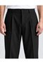 Men's Black Baggy Fabric Trousers - 2