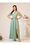 Rochie maxi, verde