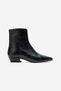 Ashley Black Print Women's Heeled Boots - 8