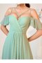 Rochie maxi, verde - 6