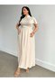 Rochie maxi, crem - 2
