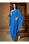 Rochie maxi, albastru - 4