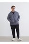 Özmarka New Season Hooded Long Sleeve Men's Zippered Sweatshirt - 7