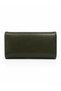 Stylish Design Wallet with Zippered Coin Compartment, Card Holder and Phone Compartment Khaki - 2