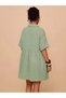 Rochie mini, verde - 2