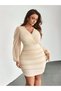 Rochie mini, crem
