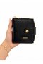 Women's Compact Card Holder and Wallet with Zippered Coin Compartment S-2010 Lezard