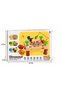 Kids Dinosaur Electric Rotating Fishing Game Toy with Music, 12 Fish, 3 Fishing Rods, Dinosaur Figures, Interactive Educational Fishing Play Table for Boys and Girls Ages 3+ - 5