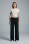 Side-Tie Slim Elastic Pants 8426A Black