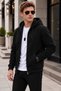 Men's Relaxed Fit 3 Thread Winter Fleece Lined Double Pocket Zipper Hooded Sweatshirt - 5