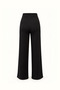 High-Waisted Black Loose Pants - 4