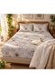 Luxury 3-Piece Cannon Cotton Bedsheet King Size (270x250 cm) – 200 Thread Count Flat Sheet with 2 Pillow Covers, Soft Breathable 3-Piece Bedding Set King Size (White., King (U.K. Standard)) - 6