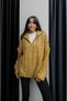 Premium Polo Zipper Collar Hair Braid Patterned Oversize Sweater - 2