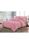 Luxury 3-Piece Microfiber Bedsheet Set – King Size | Ultra Soft, Breathable & Wrinkle-Resistant Bedding with 2 Pillowcases, All-Season Bedding for Home & Hotel (Pink, King (U.K. Standard)) - 2