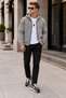 Men's Relaxed Fit 3 Thread Winter Fleece Lined Double Pocket Zipper Hooded Sweatshirt