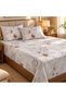 Luxury 3-Piece Cannon Cotton Bedsheet King Size (270x250 cm) – 200 Thread Count Flat Sheet with 2 Pillow Covers, Soft Breathable 3-Piece Bedding Set King Size (White., King (U.K. Standard)) - 5
