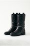 Women's Metal Ring Detailed Short Heeled Casual Ankle Boots - 4