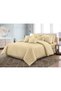 Luxury 3-Piece Microfiber Bedsheet Set – King Size | Ultra Soft, Breathable & Wrinkle-Resistant Bedding with 2 Pillowcases, All-Season Bedding for Home & Hotel (Cream, King (U.K. Standard)) - 2