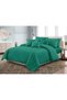 Luxury 3-Piece Microfiber Bedsheet Set – King Size | Ultra Soft, Breathable & Wrinkle-Resistant Bedding with 2 Pillowcases, All-Season Bedding for Home & Hotel (Green, King (U.K. Standard)) - 2