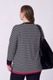 Contrast Striped Sweatshirt - 7