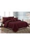 Luxury 3-Piece Microfiber Bedsheet Set – King Size | Ultra Soft, Breathable & Wrinkle-Resistant Bedding with 2 Pillowcases, All-Season Bedding for Home & Hotel (Maroon, King (U.K. Standard))