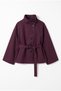 Belted Trench Coat 202723 - Mürdüm - 5