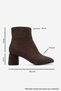 Aubert Brown Suede Women's Heeled Boots - 5