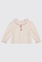 Baby Girl Long Sleeve Ecru T-Shirt
