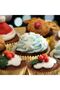 Set for decorating cakes, snowflake model - by - 5