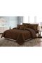Luxury 3-Piece Microfiber Bedsheet Set – King Size | Ultra Soft, Breathable & Wrinkle-Resistant Bedding with 2 Pillowcases, All-Season Bedding for Home & Hotel (Brown., King (U.K. Standard)) - 2