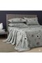 3 Pieces Flat Bedsheet Set with Floral Pattern King Size Bed Pillow Cover Set with 1 Bedsheet, 2 Pillow Cover Bedding Set King (U.K. Standard)) (Light Green Floral., King (U.K. Standard))