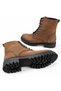 Vento Brown Genuine Nubuck Leather Women's Boots - 5