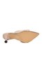 Women's Heeled Slippers with Wicker Knitted Detail - 5