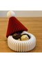 3D Printed Santa Claus Hat-Shaped Christmas Bowl and Decorative Ornament Set Bzeldr05 - 3
