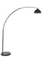 Lampă de podea Cagayan, metal, neagră - 3