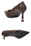 Coffee-Colored Thin Heeled Stylish Comfortable Women's Special Day and Night Evening Dress Shoes - 5