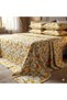 Luxury King Size Bedding Set 3-Piece | Digital Floral Bedsheet | Wrinkle-Free & Easy Care and 1 Flat Bedsheet & 2 Pillow Covers. King (U.K. Standard)) (Yellow Floral, King (U.K. Standard))