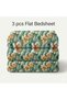 Luxury King Size Bedding Set 3-Piece | Digital Floral Bedsheet | Wrinkle-Free & Easy Care and 1 Flat Bedsheet & 2 Pillow Covers. King (U.K. Standard)) (Light Blue Floral, King (U.K. Standard)) - 4