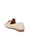Ecru Genuine Leather Women's Casual Shoes - 4
