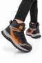 Children's Warm Non-Slip Sole Trekking & Outdoor Boots Mink-Orange - 3