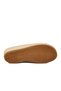 Beige Buckle Women's Wedge Heel Slippers - 5