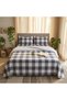 Luxury 3-Piece Turkish Satin Cotton Bedsheet Set – King Size | Ultra Soft, Breathable & Wrinkle-Resistant | Elegant Collection Bedding with 2 Pillowcases (White Blue Abstract, King (U.K. Standard)) - 6