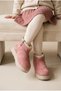 Children's Fur Lined, Suede Look, Zippered, Thick Sole, Ankle Boots - 5