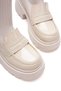 Knitwear Socks Chunky Sole Women's Boots - Thick Sole Bootie with Loafer Detail - 2