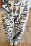 Gray Camouflage Patterned Cargo Pocket Trousers - 6