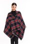 Double-Sided Plaid Scottish Pattern Shawl Winter Warm Scarf-Shoulder Shawl - 4