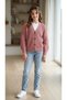 Girl's Pink Knitted Buttoned Knitwear Cardigan 6/14 Years